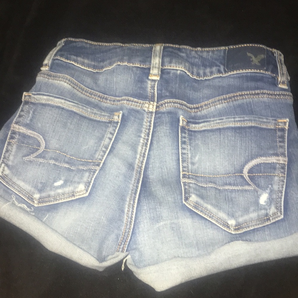 American Eagle distressed/ripped denim shorts